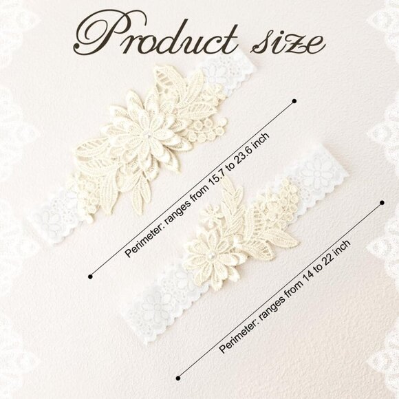 🆕Women Pink Garters Bride Wedding Garter Thigh Wedding Garter Set for Brid - Picture 2 of 6